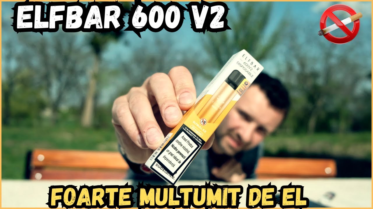 ELFBAR 600 V2 ELFBULL ICE Mult Mai Bun Si Aromat Fata De Elfbar 600 Prima Versiune