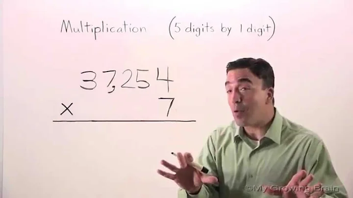 Multiplication: 5 Digit by 1 Digit / My Growing Brain