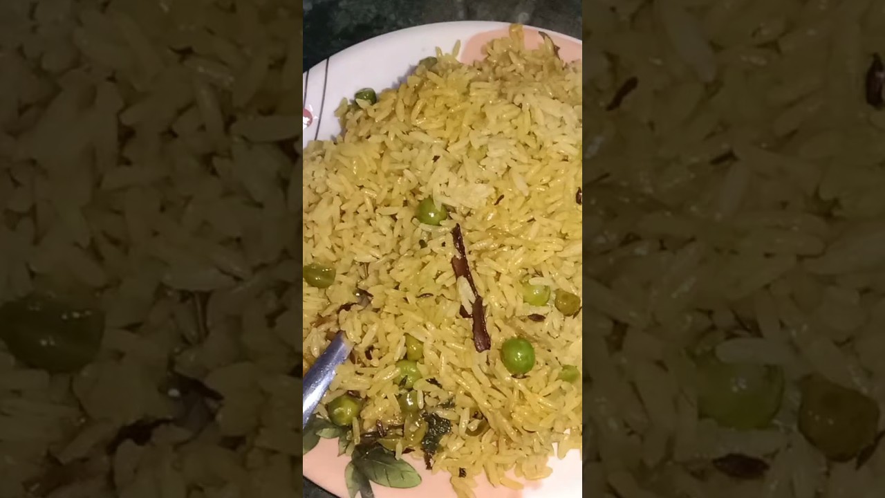 Jeera chawal aur matar ki simple recipe | desi style jeera rice at home