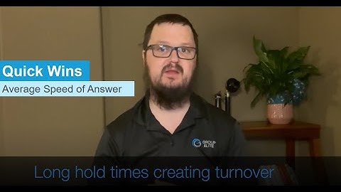 Improving Average Speed of Answer with Verint WFM Quick Win Case Study - Group Elite Communications