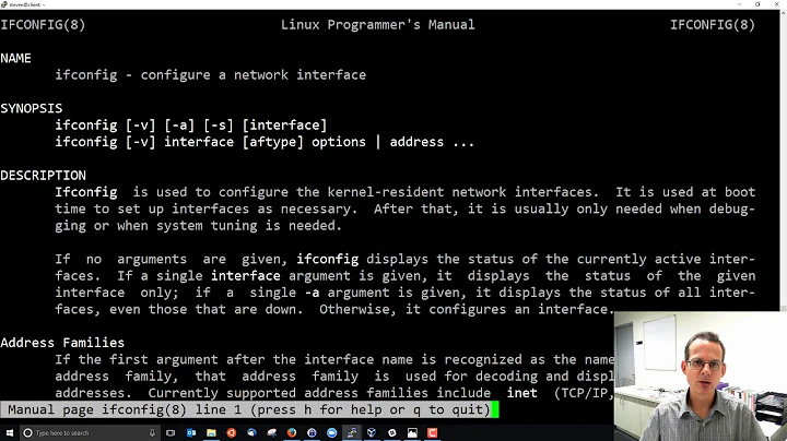 ifconfig for Viewing and Setting IP Address in Linux