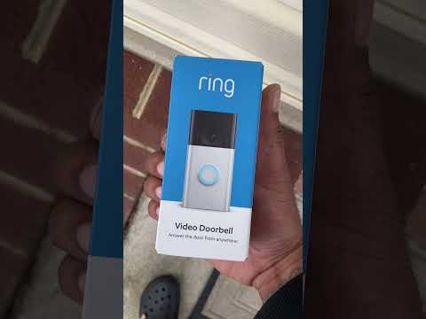 The Best Way to install Ring doorbell 2022 #shorts