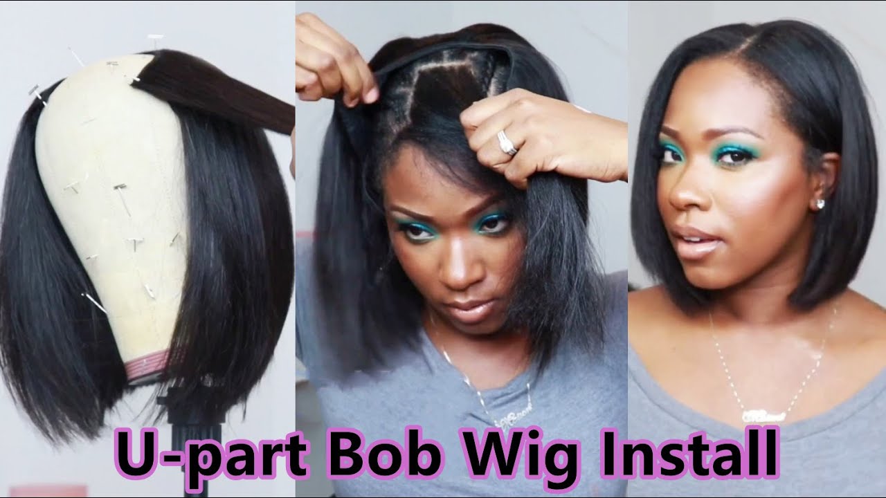 U-part Bob Wig!! The best wig for summer!! Easy Wear! 