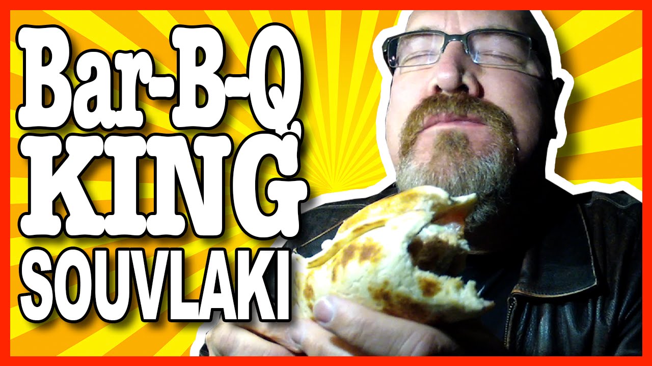 Bar-B-Q King Pork Souvlaki, Onion Rings and a Chocolate Shake Review