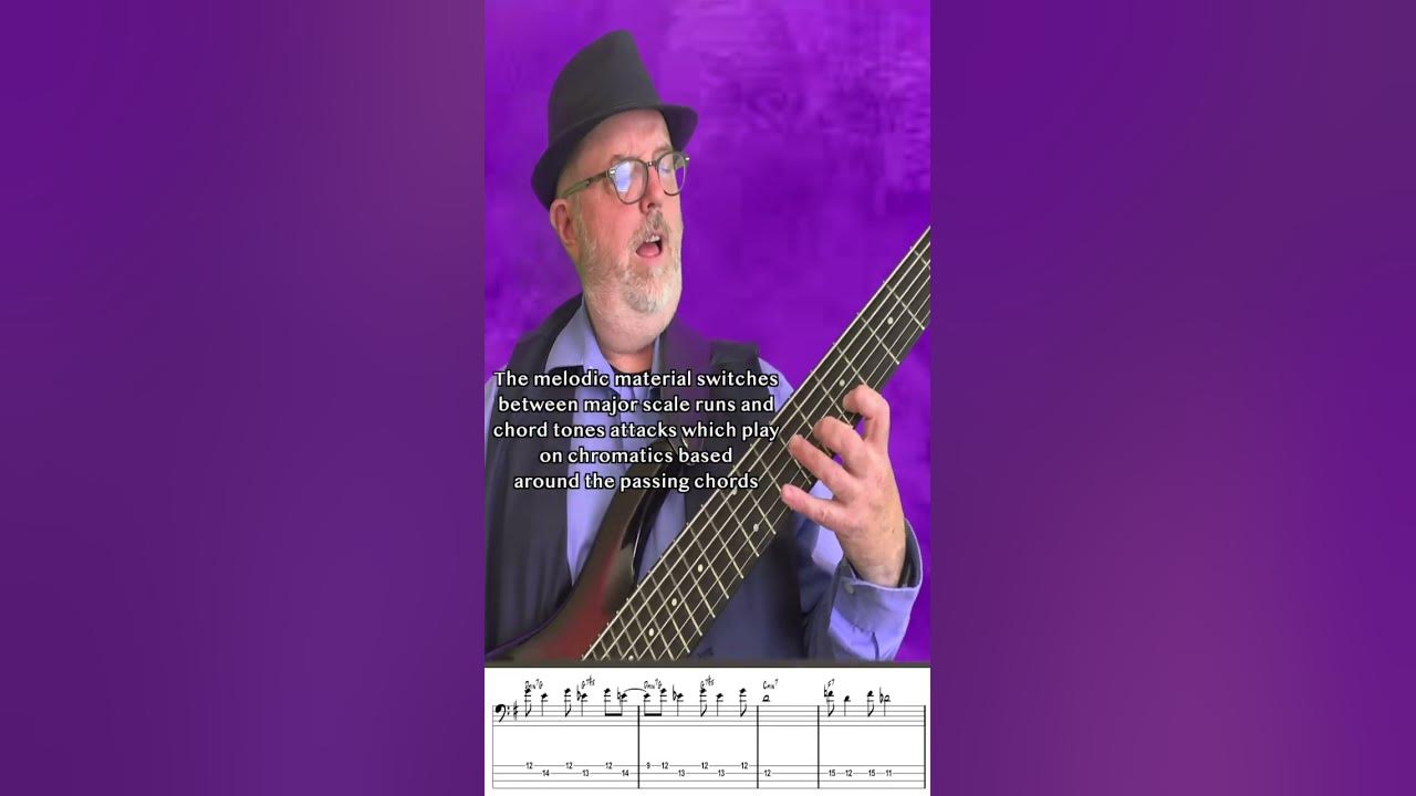 Jazz Bass Solos With Tabs: Two Pieces Making Up A Melody On Pent-Up House By Sonny Rollins