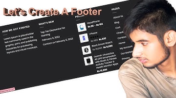 How To Create Custom Footer In WordPress | Saadullahsultan | Footer