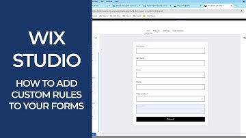 Wix Studio | How to Add Custom Rules to Your Forms