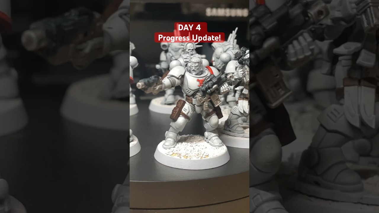 Day 4: Painting a White Scar Phobos Strike Kill Team 