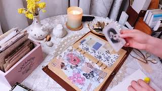 Evening With Me _ Piano Music & New page of my Journal _ Background noise ASMR