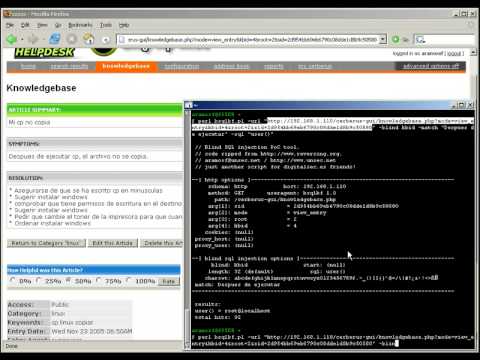 Mackem Hackers - Blind SQL Injection