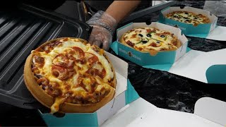 Combination Pizza Waffle - Korean Street Food