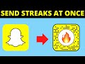 How To Send Streaks All At Once On Snapchat | How To Make Snapchat Shortcut