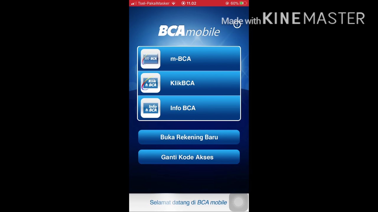 Cara TF dengan BARCODE BCA mobile
