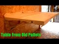 Откидной стол в стиле Кантри своими руками.Table From Old Pallets.DIY