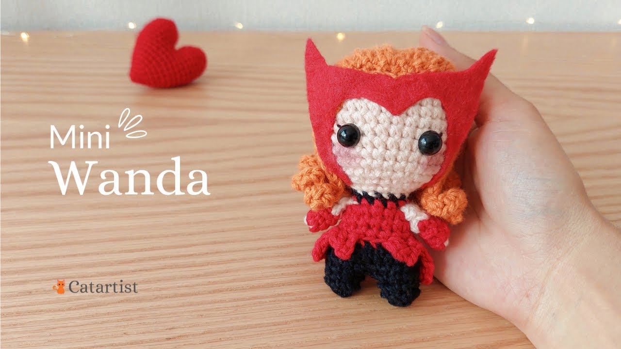 🔥❤️ Cómo hacer a Wanda- Amigurumi a Crochet - Tutorial Paso a paso en Español - Super Fácil