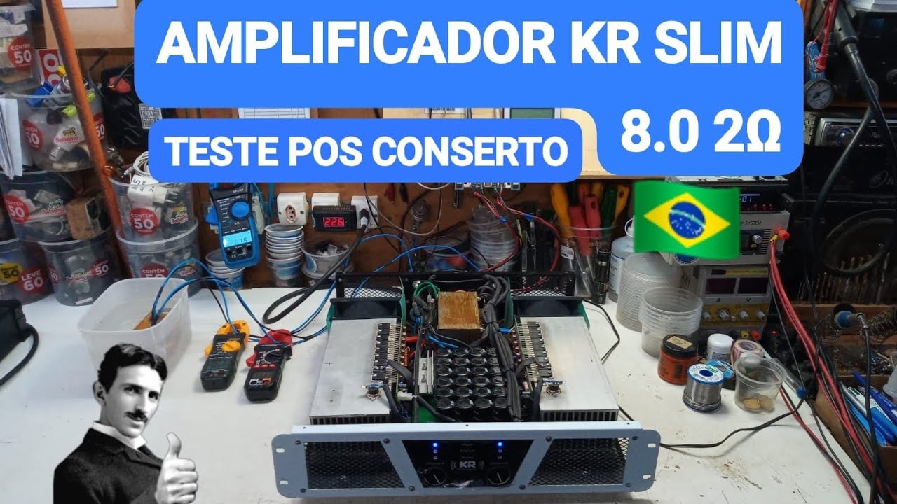 AMPLIFICADOR KR SLIM 8.0 2Ω