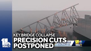 Demolition postponed for the second time at the site of the Key Bridge Collapse