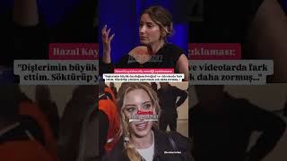 Hazal Kaya makes a statement about dental aesthetics #hazalkaya # keşfet