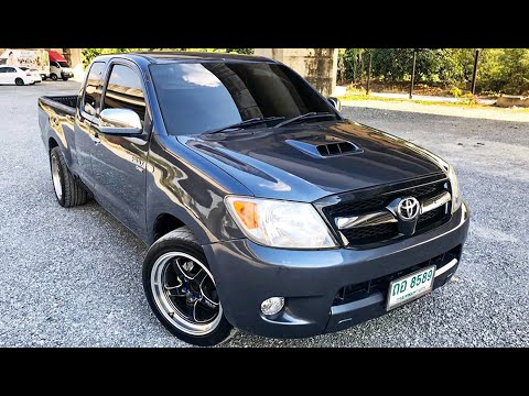 TOYOTA Hilux Vigo 2.5g limited cab MT ปี 2007 ราคาเพียง 308,000 บาท เท่านั้น ล้อแม็กแต่งเท่ๆ