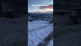 Köyün Bacaları Duman Tüterdi.