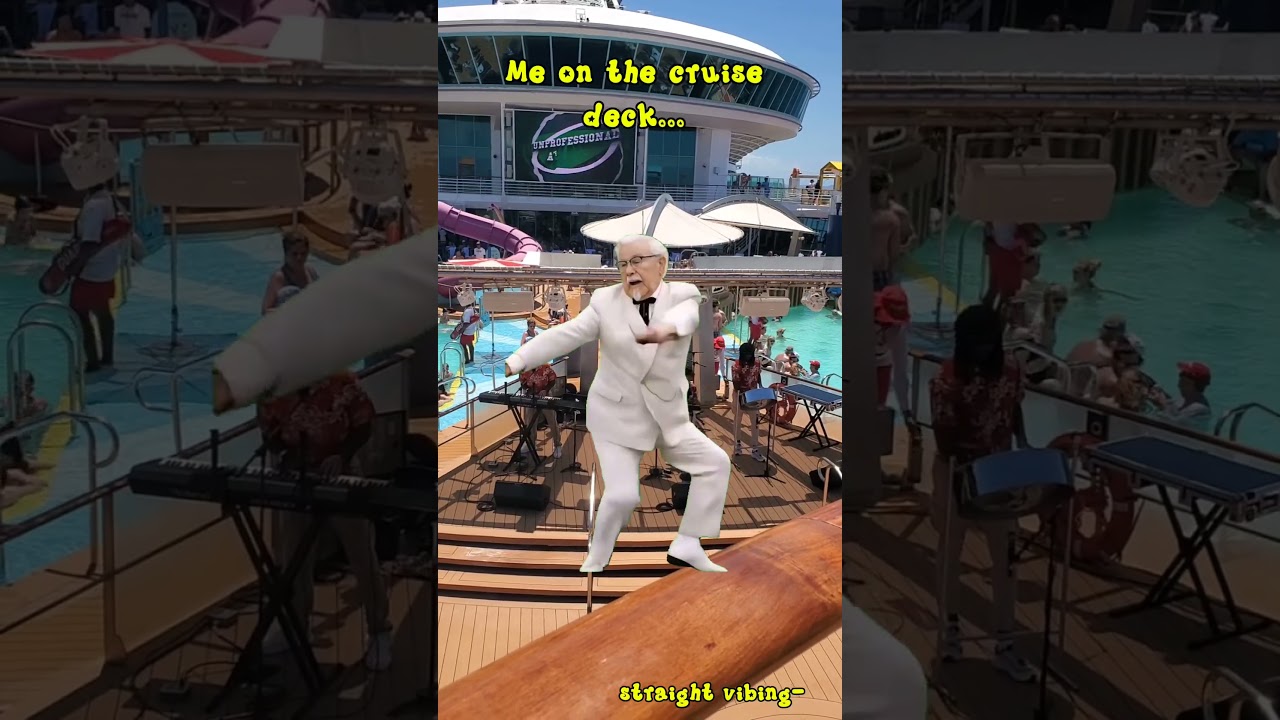 This is what peak cruise performance looks like 😂 #cruiselife #funny #vibing