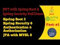 Jwt with spring boot authentication  authorization  spring security full demo in spring boot 3 1