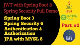 JWT with Spring boot Authentication & Authorization | Spring Security full demo in Spring Boot 3 #1 screenshot 2