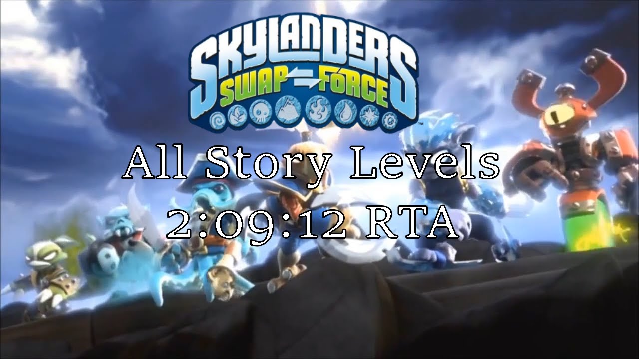 Skylanders: SWAP Force (Wii) | All Story Levels, Easy in 1:45:54 (loadless) - YouTube