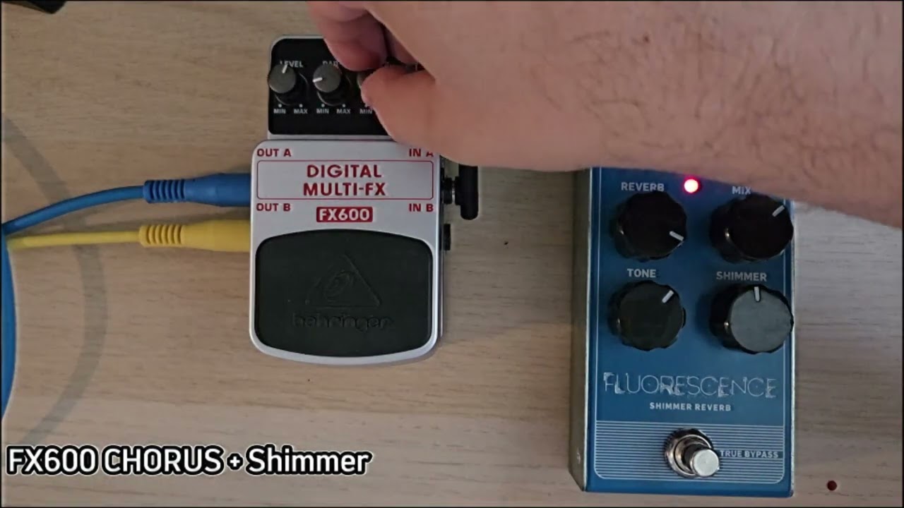 How budget FX pedals performing for a synth line? Behringer FX600 + TC Electronic Fluorescence