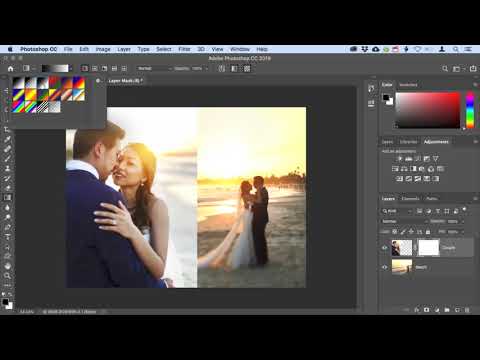 62 | Combine images with a smooth transition | Photoshop 2021 | Getall Channel 62
