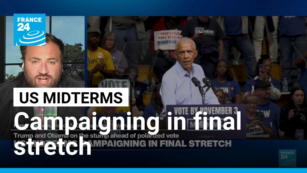 US midterms: Obama blasts Trump's 'chaos and cruelty' while campaigning for Democrats • FRANCE 24