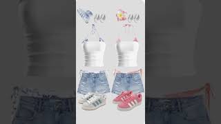Matching outfit ideas with your friends for summer 💫 || #summer #matchingoutfits #bff #outfit #beach