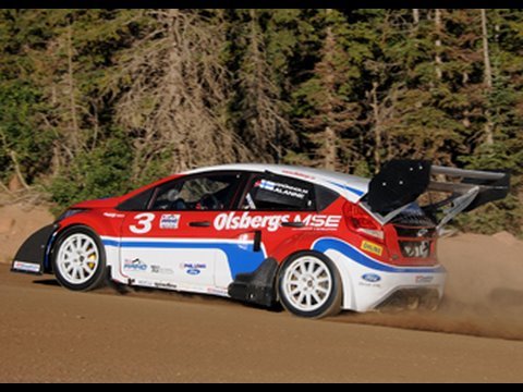 Ride along with rally champion Marcus Gronholm as he storms up the Pikes Peak course in the Ford Fiesta RallyCross in an homage to the famous Climb Dance Pikes Peak run