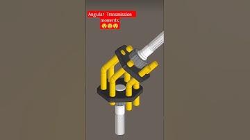 Engineering Wonder ⚙️ | Angular Transmission Explained #shorts #song #animation #solidworks #3d