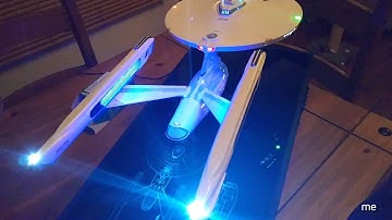 Amt/ertl 1:537 scale Enterprise refit.