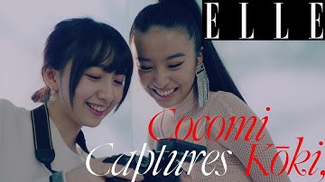 Cocomiが撮るKōki, 仲睦まじい撮影舞台裏をお届け｜ ELLE Japan
