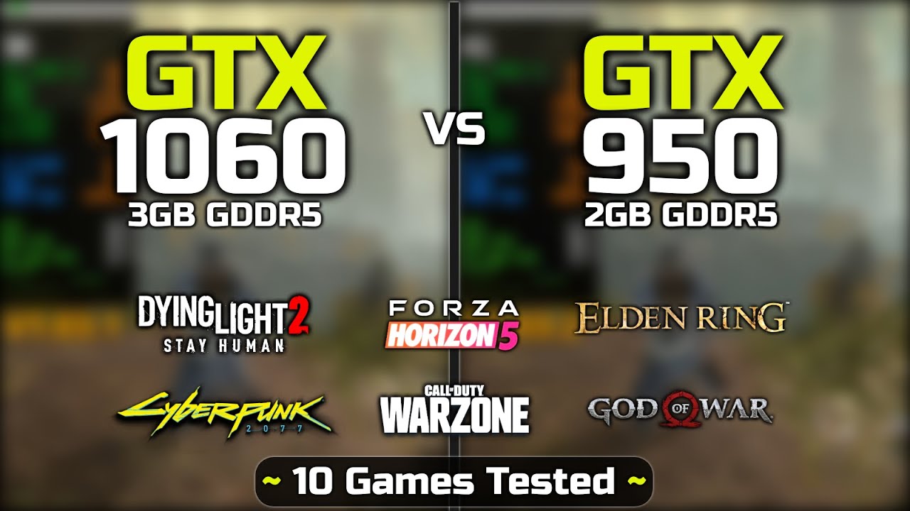 løn Diverse varer Ejendomsret GTX 1060 vs GTX 950 | How Big Is The Difference?? - YouTube