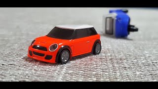 TURBO RACING  MINI COOPER 1:76 RTR 赤/白 Turbo Racing BMW Red Mini Cooper 1/76 Scale 2WD - RTR