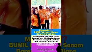 Masyaallah  Putri Isnari Senam Bareng Warga putriisnari beritaartis youtubeshorts shorts