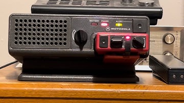 1980s Motorola Minitor II pager test long and two tone alert!