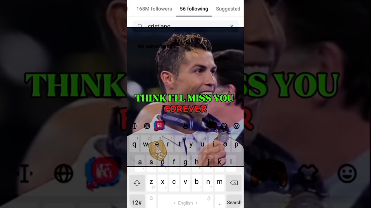 Real Madrid does not follow Ronaldo on instagram😢💔 #shorts #views #viralshort #viral #broadcasting