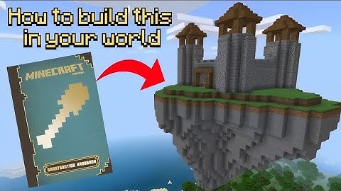 How to build the Floating Island from the Minecraft Construction Handbook. 2025 CompanyCraft