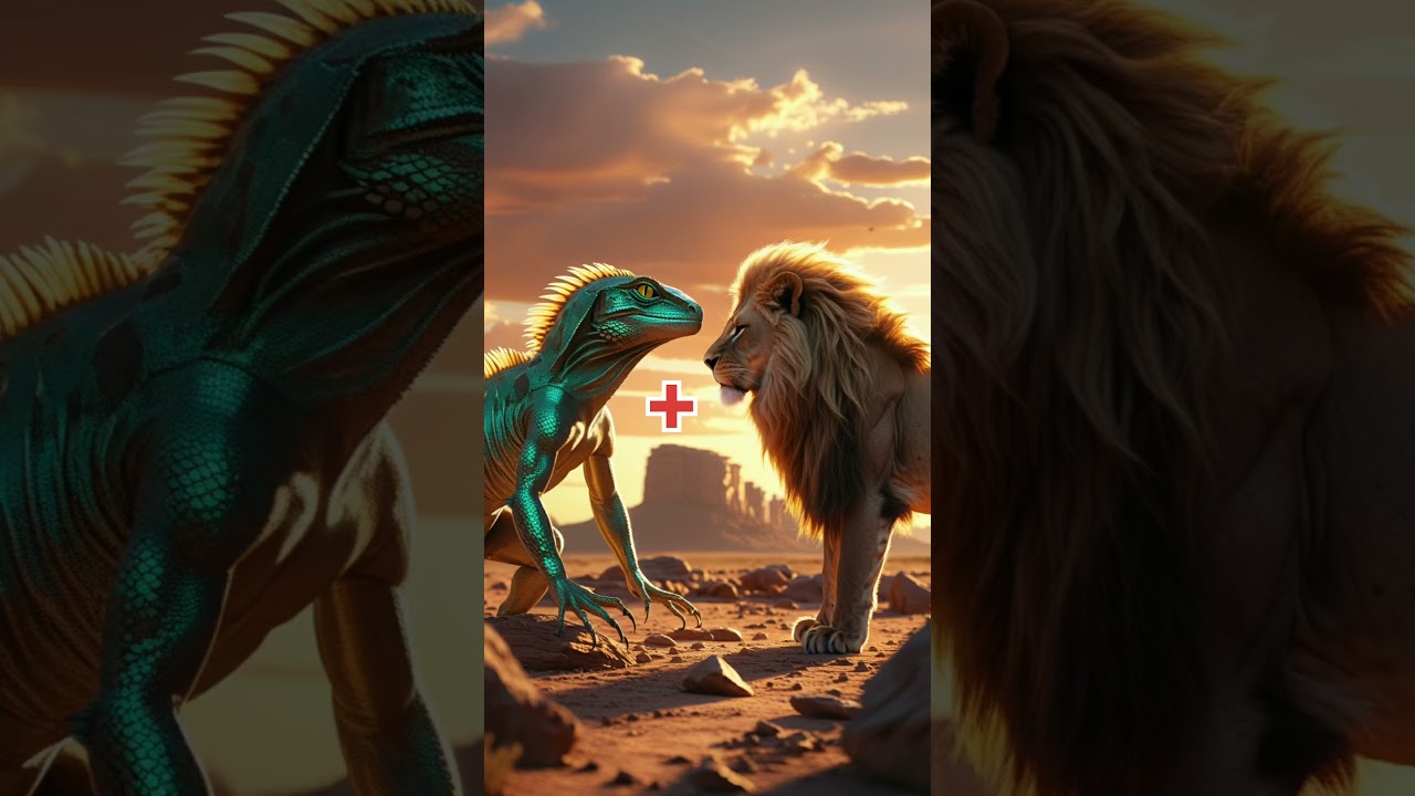 Lizard and Lion HYBRID ideas 🤯