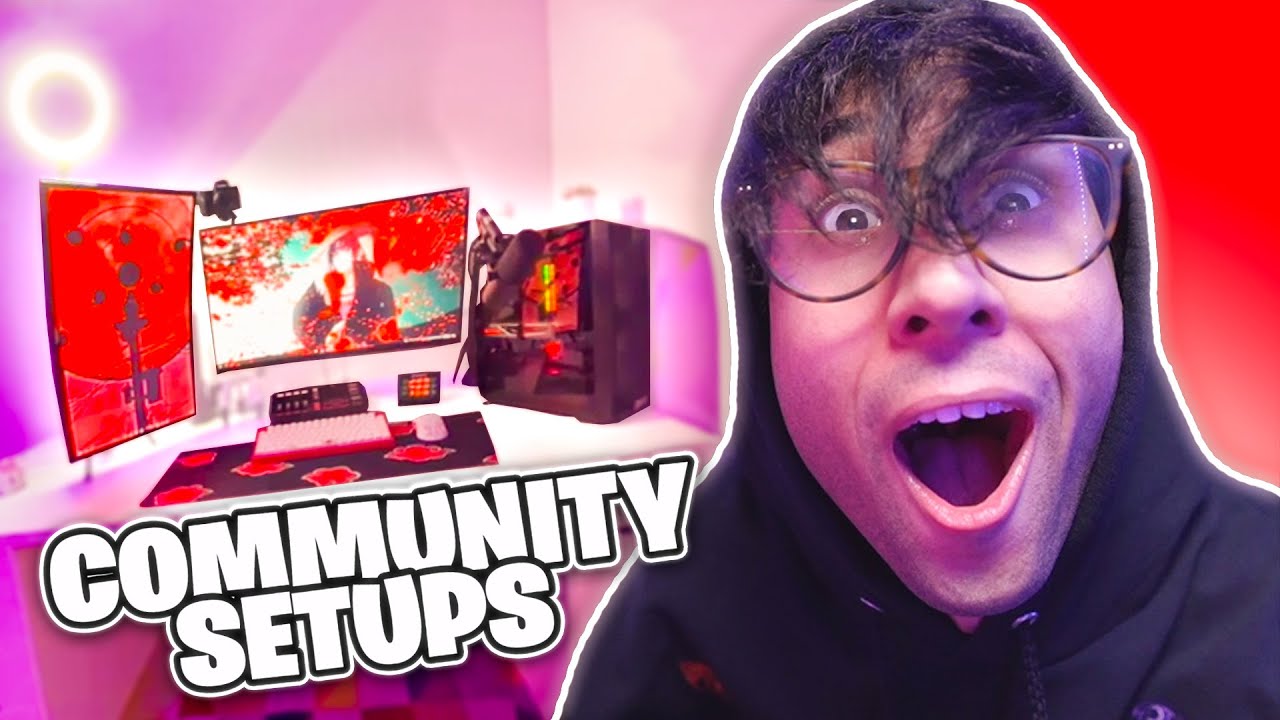 Reacting To My Viewers INSANE Gaming Setups...