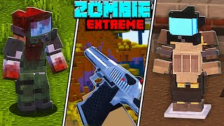 How to turn Minecraft into a Zombie Apocalypse with 1 mod! (1.19.2) | zombie extreme mod screenshot 5