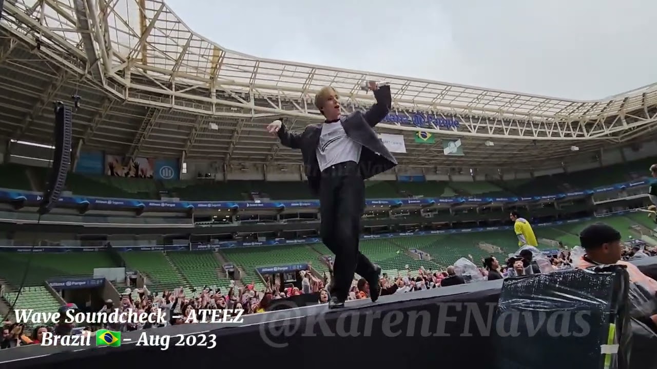 [20230826] Wave ATEEZ - Soundcheck Brazil