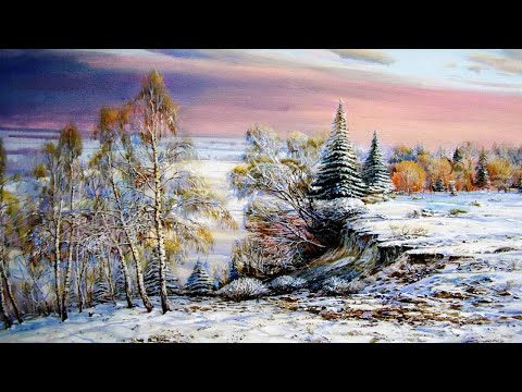 Зимние пейзажи художника