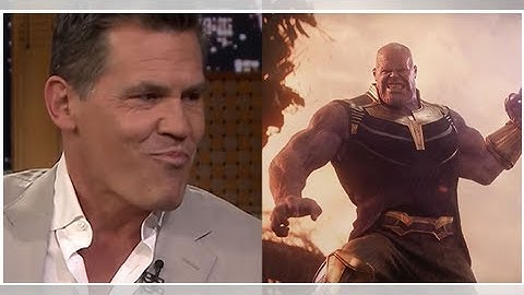 You need to watch Josh Brolin testing out different Thanos voices