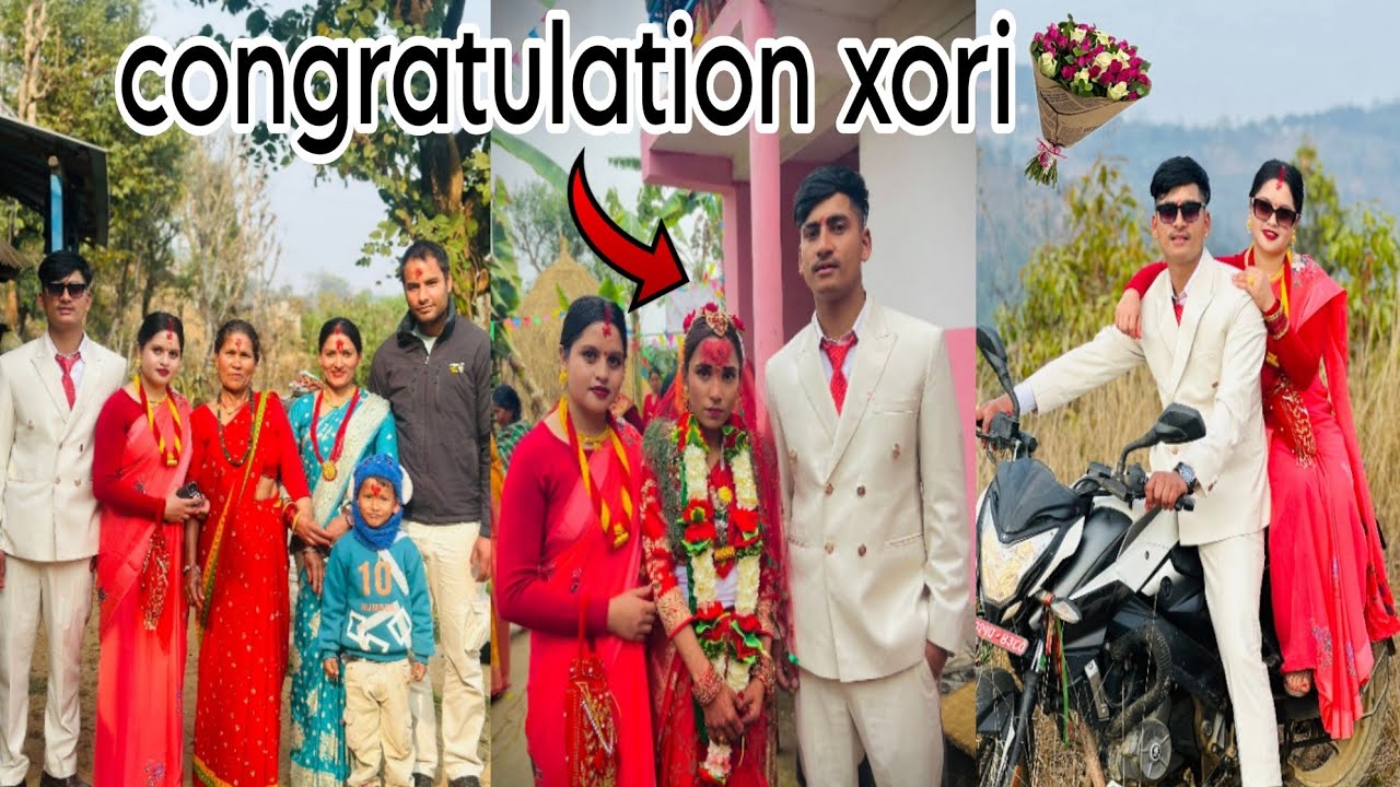 HAPPY MARRIED LIFE😊|| CONGRATULATION XORI❤️||❤️😊||