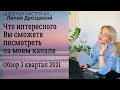 Что интересного Вы сможете посмотреть на моем канал. Обзор за 3 квартал 2021.